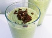 Smoothies avocat, menthe pépites chocolat #paleo Recette Paleo
