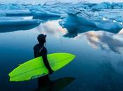 Session Surf dans eaux glaciales