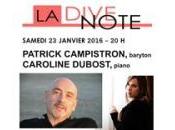 Patrick Campistron, Caroline Dubost, récital