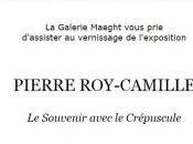 Galerie MAEGHT exposition PIERRE-ROY-CAMILLE souvenir avec crépuscule Février 2016