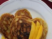 Pancakes noix coco, mangue sirop lime