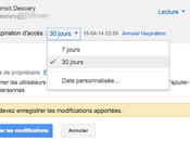 Google Drive ajouter date d’expiration documents dossiers partagés