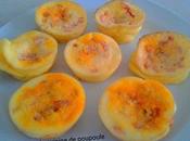 Clafoutis chorizo, parmessan basilic sans gluten thermomix