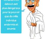 Caricature Mohandas Gandhi