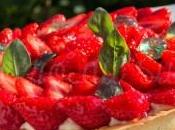 Tarte Fraises Basilic