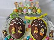 Gâteaux "Oeufs Pâques" yaourt fruits confits