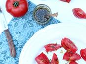 Tomates Marmandes vinaigrette basilic miel romarin tout bonnement