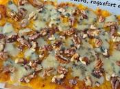 Gratin potiron lardons, roquefort noix