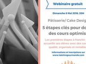 Invitation webinaire: Pâtisserie/ cake design, étapes clés pour donner cours