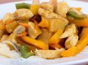 Curry poulet mangue-vermicelles