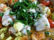 Lotte rôtie épices