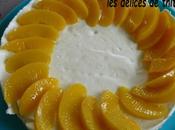 entremet pêche citron