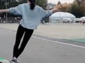 Korean Girl Longboard Dancing