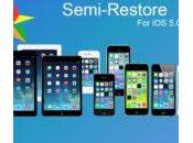 SemiRestore, restaurer iPhone iPad sans perdre jailbreak