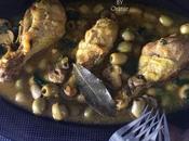 Tajine pilons poulet olives