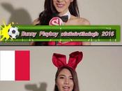 Bunny Playboy Thaïlande encouragent pays l'euro 2016