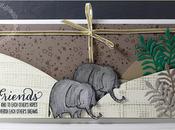 Petits éléphants… Carte Scrap #596
