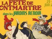 Allez Tout monde dehors Participez Fête Montmartre dans Jardins Renoir juin.