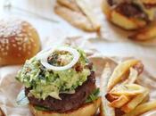 Burger mexicain {Boeuf Guacamole}