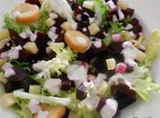 Salade frisée betterave