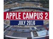 Apple nouvelle vidéo Campus soucoupe sort terre
