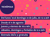 Tecnópolis ouvre portes l'occasion vacances scolaires l'affiche]