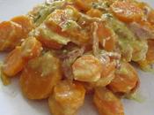 Carottes façon carbonara