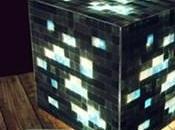 lampe inspirée saga Minecraft