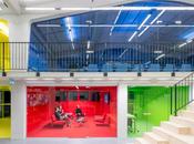bureaux multicolores Rotterdam