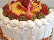 Gâteau d'anniversaire fruits