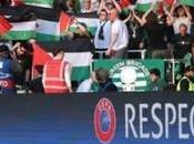 solidarité supporters écossais club football Glasgow contre israélien Hapoël Beer Sheva
