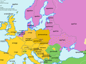 Cartes étymologiques mots Europe etymology maps