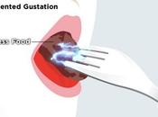 Cette fourchette capable simuler goût grâce courant électrique