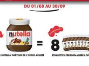 Nutella vous offre étiquettes personnalisées, avez