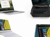 2016 Nouveaux portables originaux chez Acer Swift, Spin, Chromebook Predator