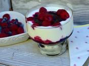 Fromage blanc framboises myrtilles