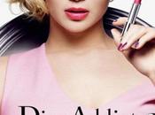Jennifer Lawrence prête visage nouveau Dior Addict Lipstick
