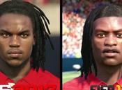 Quand compare modélisation visages entre Fifa17 PES2017