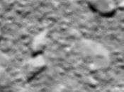 Rosetta dernières images avant atterrissage comète Tchouri
