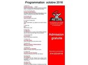 Programmation d’octobre pour Ste-Cath