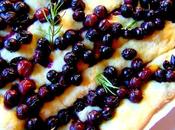 Focaccia raisins