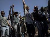 Afrique violents affrontements entre étudiants policiers Johannesburg