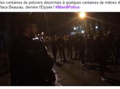SECOURS gaugau, gaugau… flics pris l’Elysée pas) #manifpolice #antifa