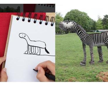 Il donne vie aux dessins de son fils grâce à Photoshop