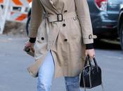 Karlie Kloss trench coat Burberry