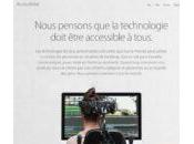 Apple nouvelle page Accessibilité disponible français