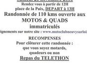 Rando Téléthon Quads motos Neuvy Loire (58), novembre 2016