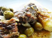 Mijoté boeuf olives accompagné polenta