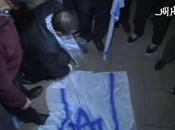Maroc manifestation contre présence drapeau israélien COP22 Mort l’Amérique, mort Israël!
