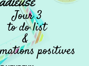#MaVieRadieuse Jour Affirmations positives list
